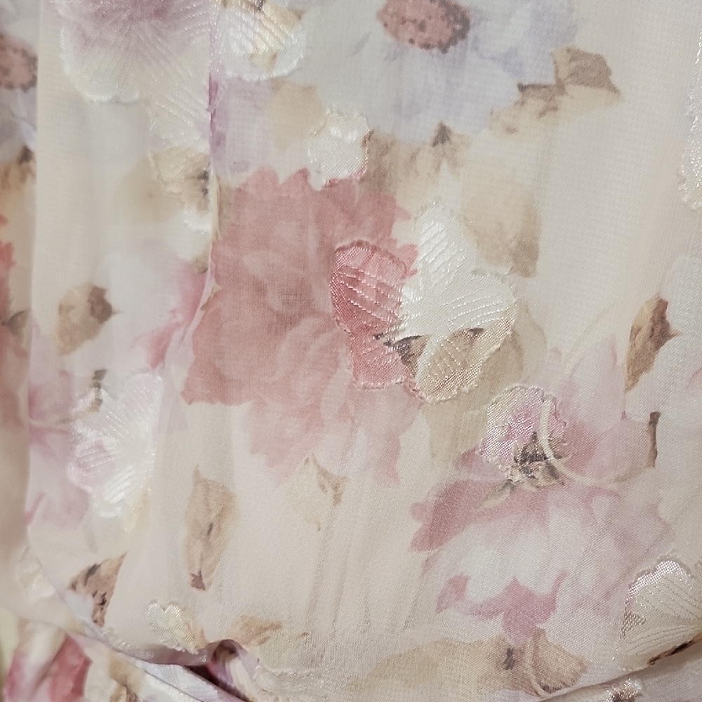 Lena Floral Romper with Tie Front and Ruffle Details - Picture 14 of 16
